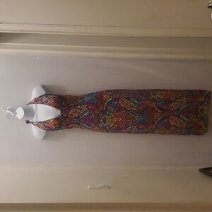 Luli Fama NWT Pachanga Maxi Halter Dress Size Large
